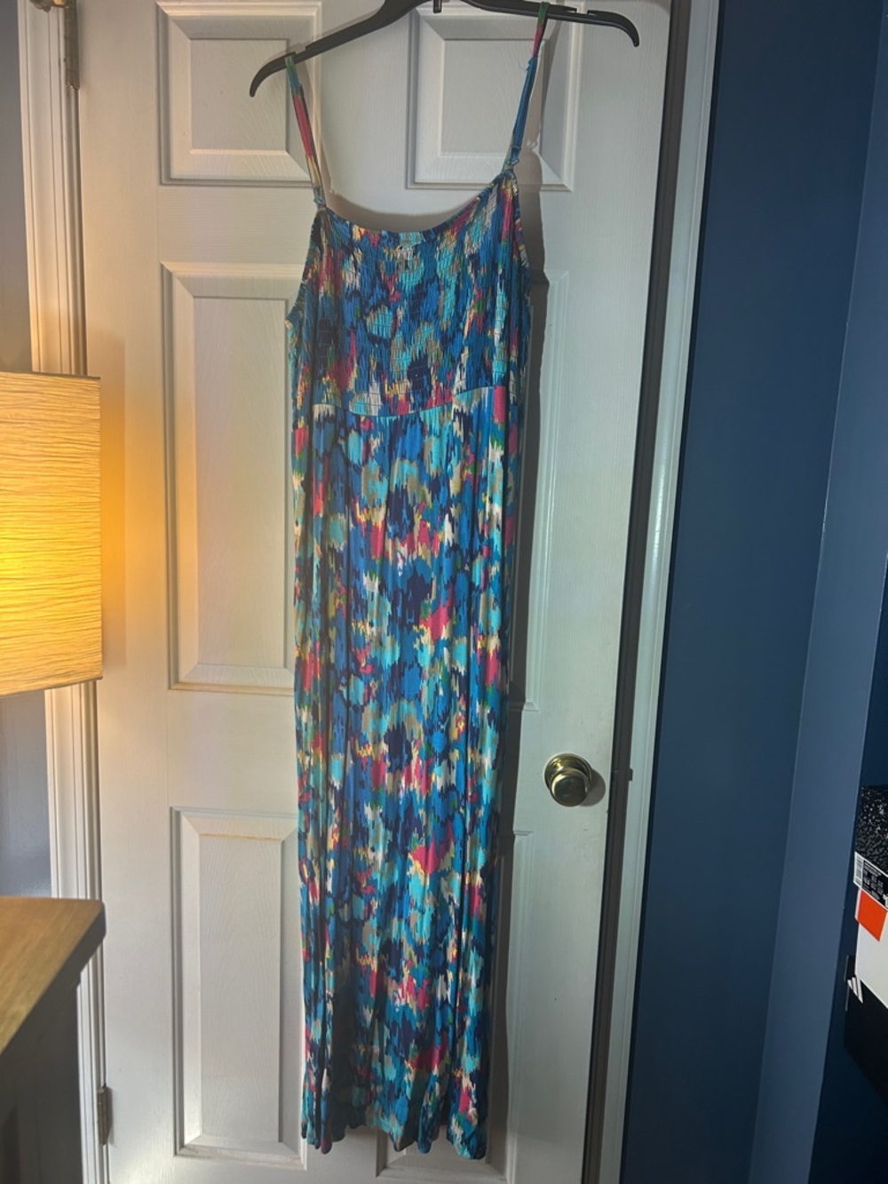 Lane Bryant Blue Multicolor Maxi Dress 22/24